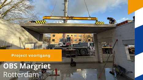 Verbouwing OBS De Margriet in volle gang